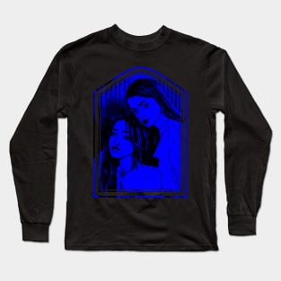 Khum Sam and Mon Blue Long Sleeve T-Shirt